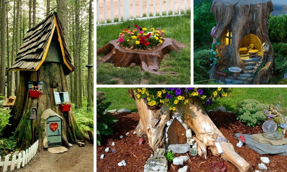ideas decoracion con troncos de arboles