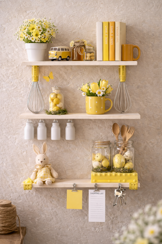 Ideas divertidas para estanterías hechas a mano con objetos cotidianos ideas divertidas para estanterias hechas a mano con objetos cotidianos 2 scaled