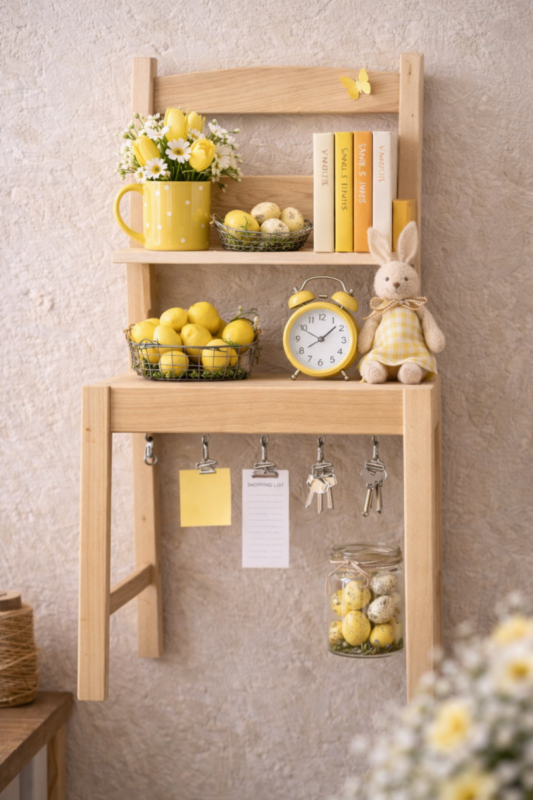 Ideas divertidas para estanterías hechas a mano con objetos cotidianos ideas divertidas para estanterias hechas a mano con objetos cotidianos scaled