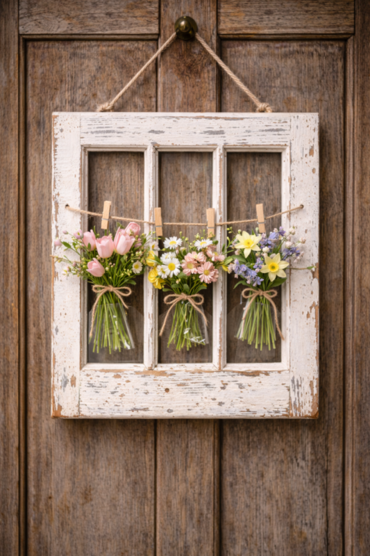 Ideas para colgar puertas en primavera: decoración fresca, creativa y fácil de hacer ideas para colgar puertas en primavera 6 scaled
