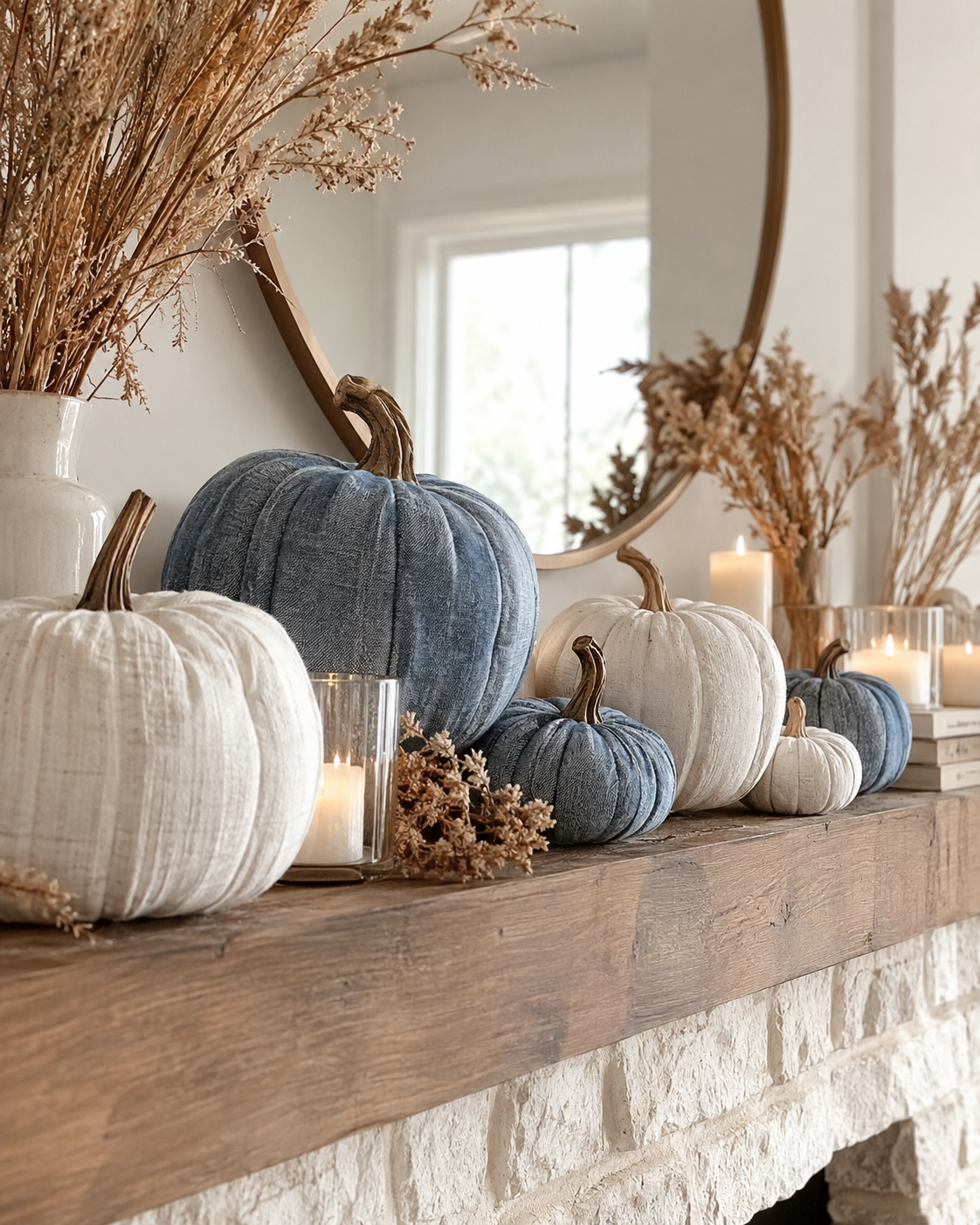 Ideas para hacer calabazas con tela de jeans o mezclilla Ideas para hacer calabazas con tela de jeans o mezclilla ideas para hacer calabazas con tela de jeans o mezclilla 7