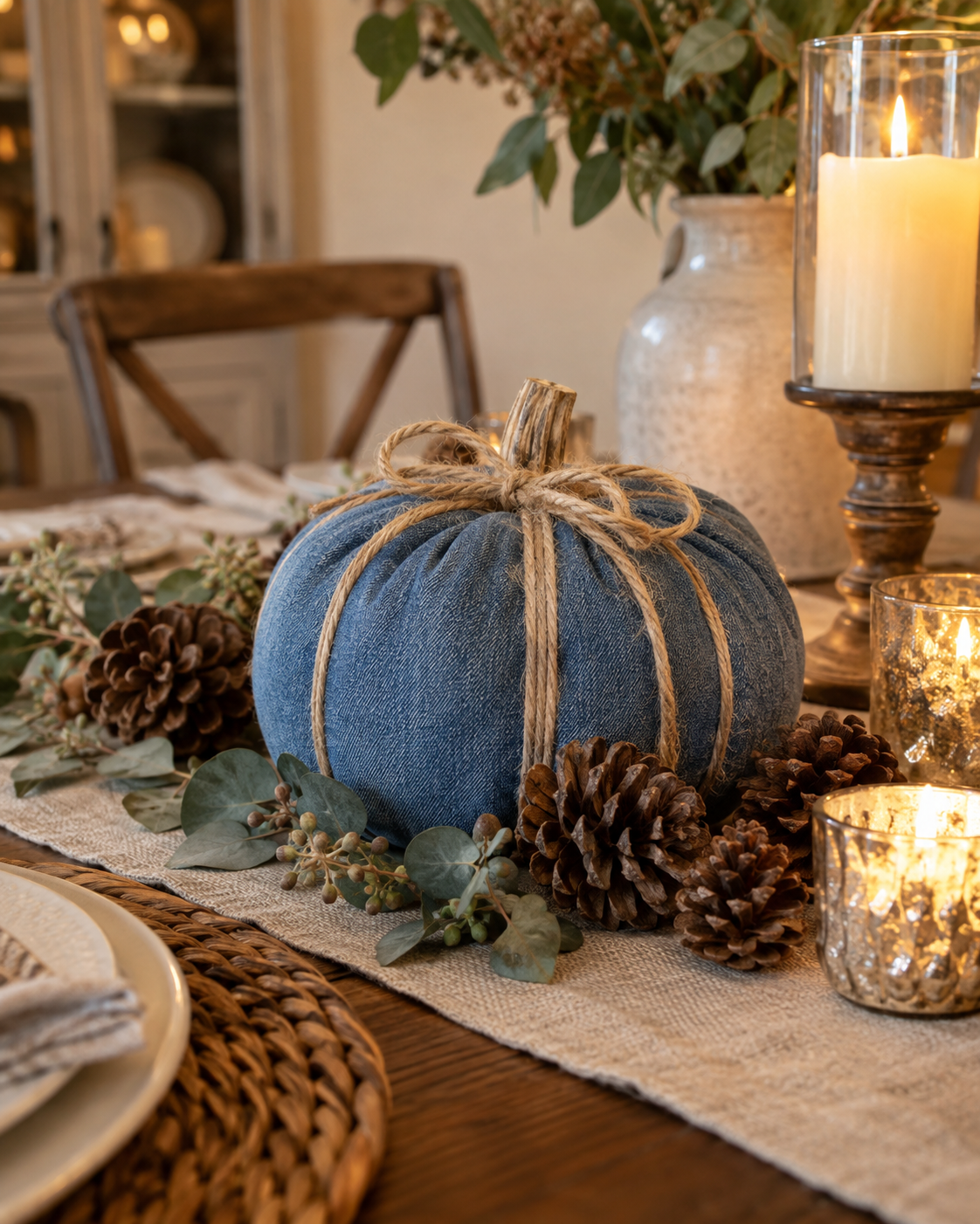 Ideas para hacer calabazas con tela de jeans o mezclilla Ideas para hacer calabazas con tela de jeans o mezclilla ideas para hacer calabazas con tela de jeans o mezclilla 8