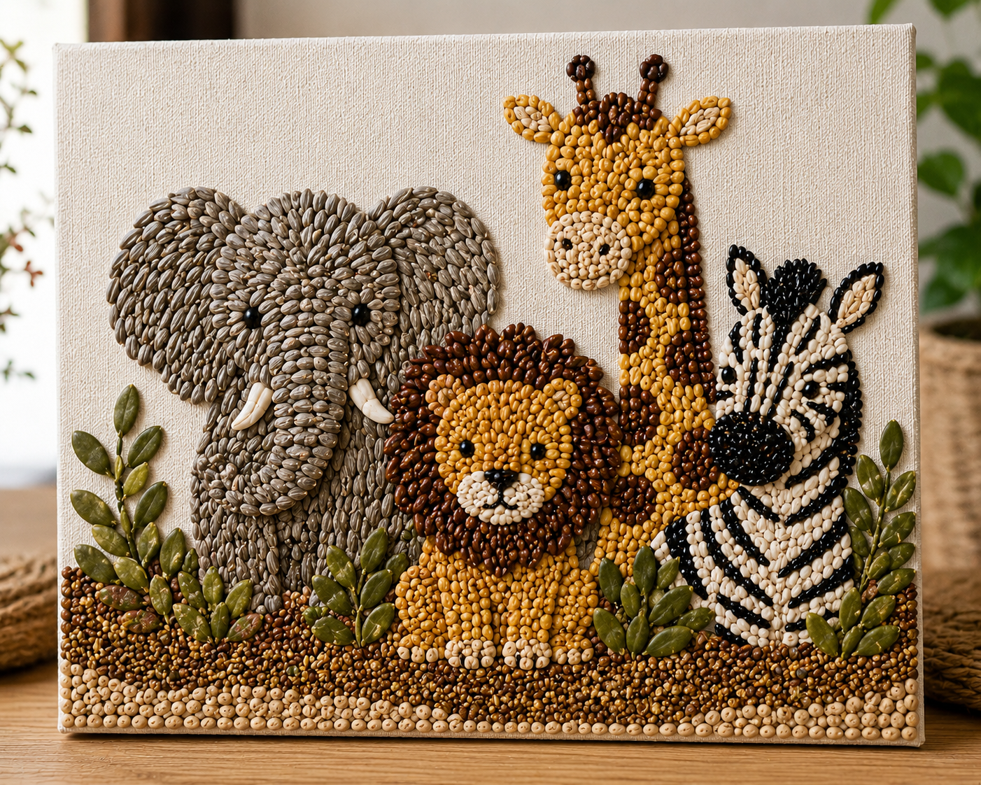Ideas para Pinturas Hechas con Granos: Arte Texturizado, Fácil y Creativo Ideas para Pinturas Hechas con Granos: Arte Texturizado, Fácil y Creativo ideas para pinturas hechas con granos 5
