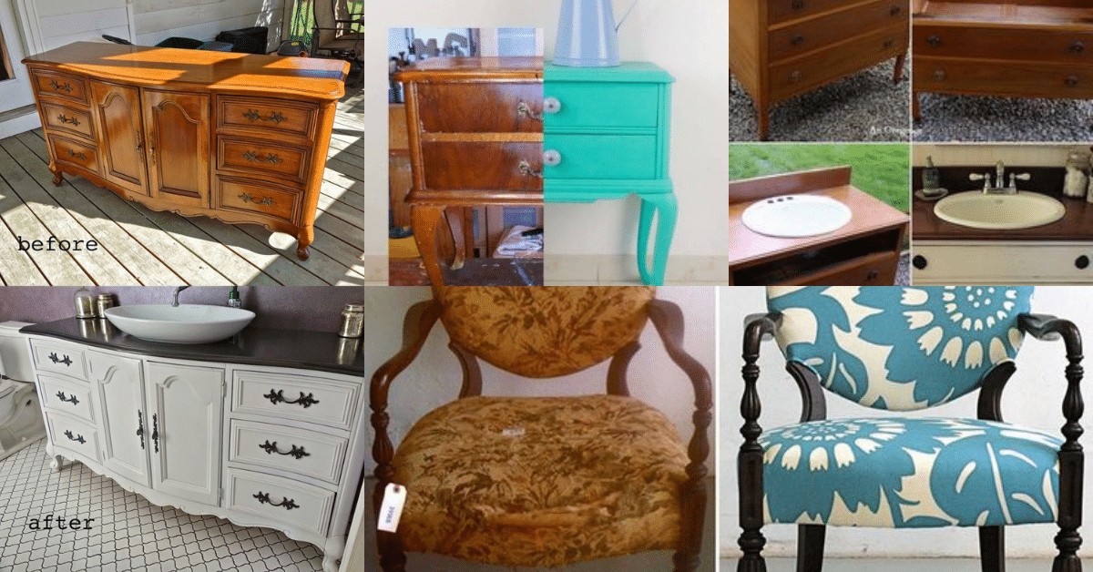 ideas para renovar muebles viejos