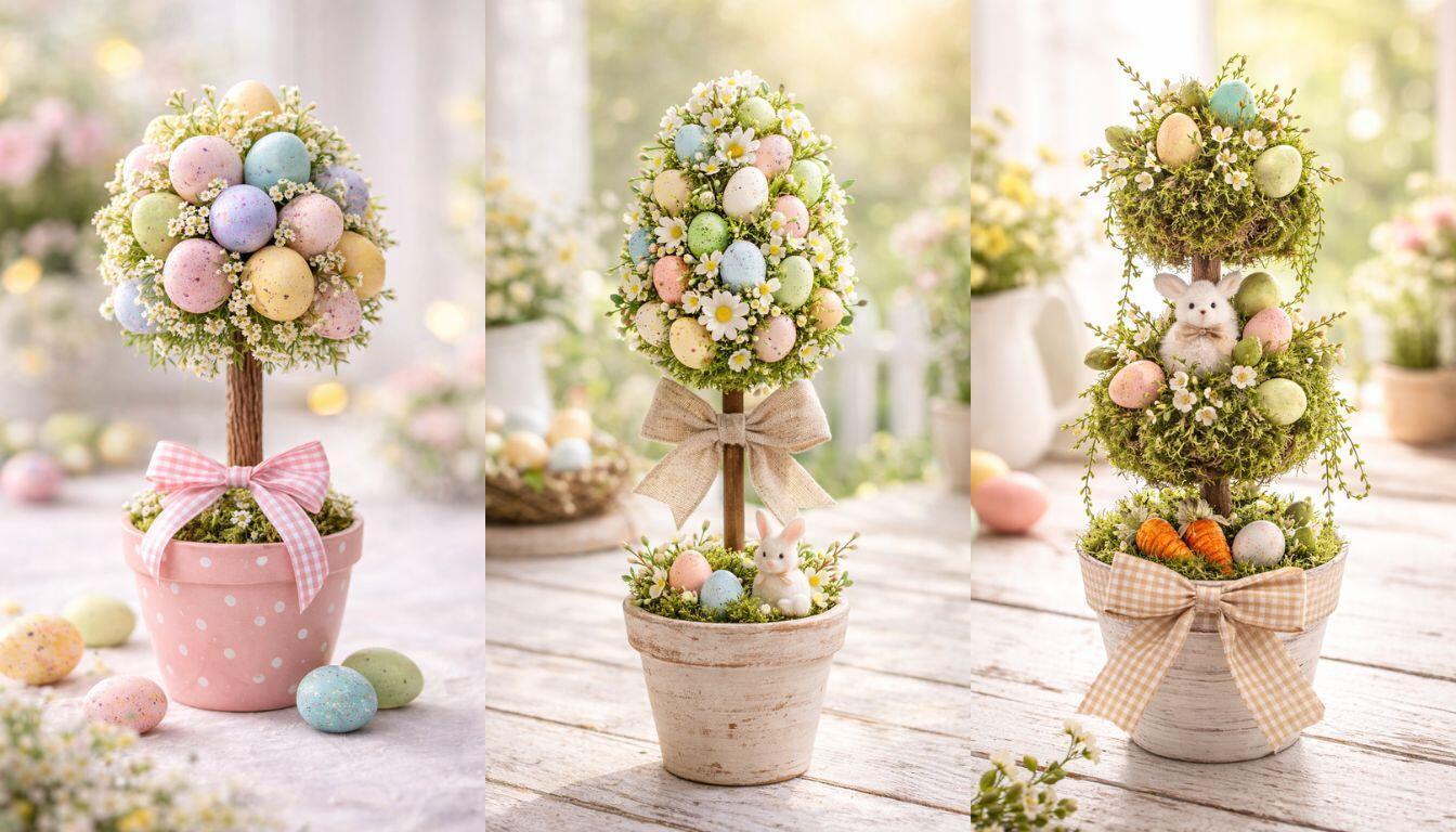Ideas para Topiarios de Pascua que Transforman tu Decoración de Primavera Ideas para Topiarios de Pascua que Transforman tu Decoración de Primavera ideas para topiarios de pascua 1