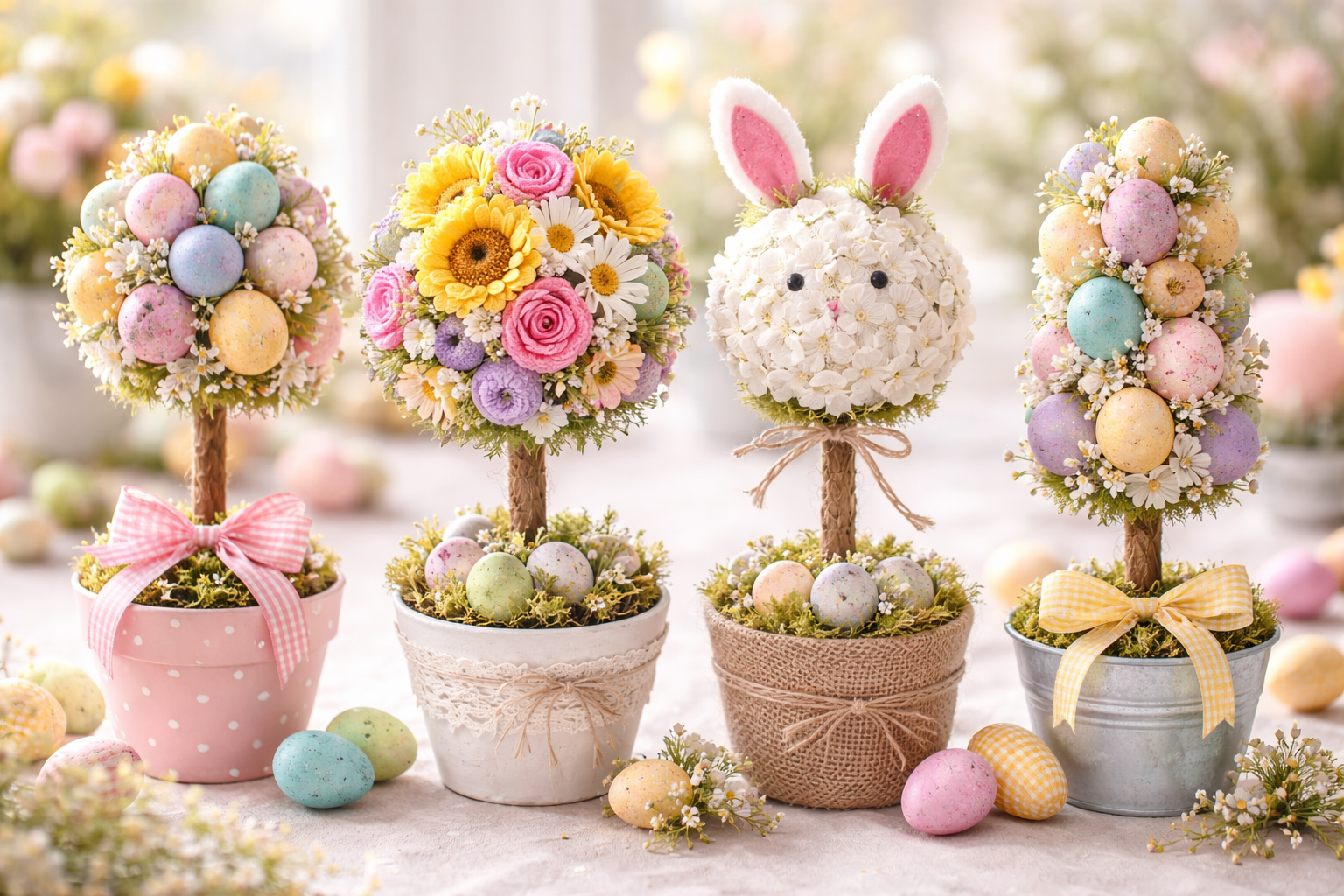 Ideas para Topiarios de Pascua que Transforman tu Decoración de Primavera Ideas para Topiarios de Pascua que Transforman tu Decoración de Primavera ideas para topiarios de pascua 1