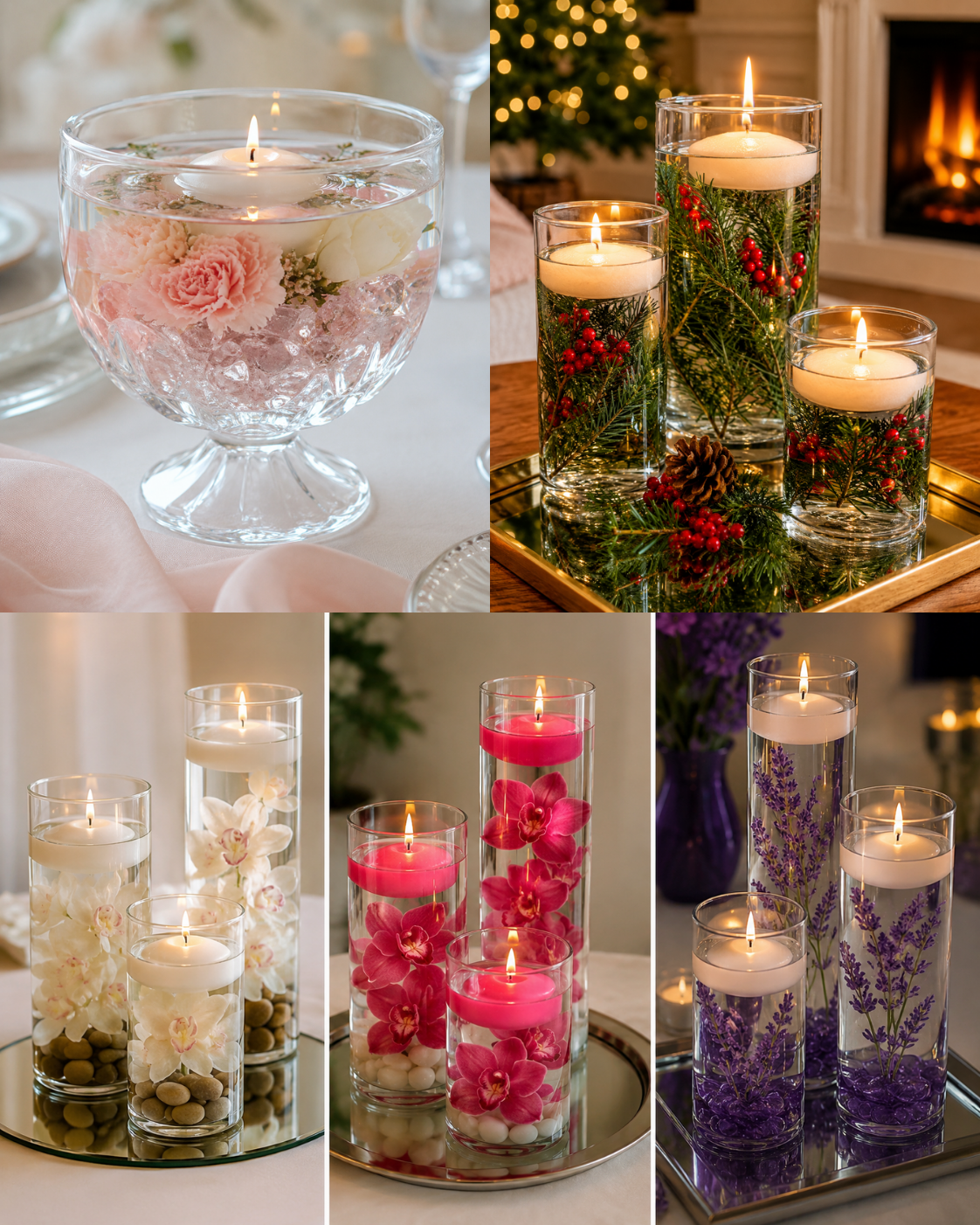 Ideas para Velas Flotantes Decorativas en Cristales: Formas Elegantes de Decorar Ideas para Velas Flotantes Decorativas en Cristales: Formas Elegantes de Decorar ideas para velas flotantes decorativas en cristales 1 1