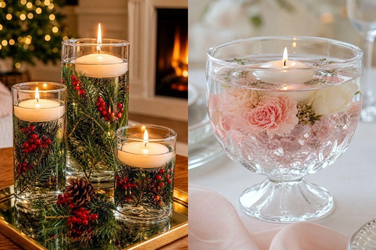 Ideas para Velas Flotantes Decorativas en Cristales: Formas Elegantes de Decorar Ideas para Velas Flotantes Decorativas en Cristales: Formas Elegantes de Decorar ideas para velas flotantes decorativas en cristales