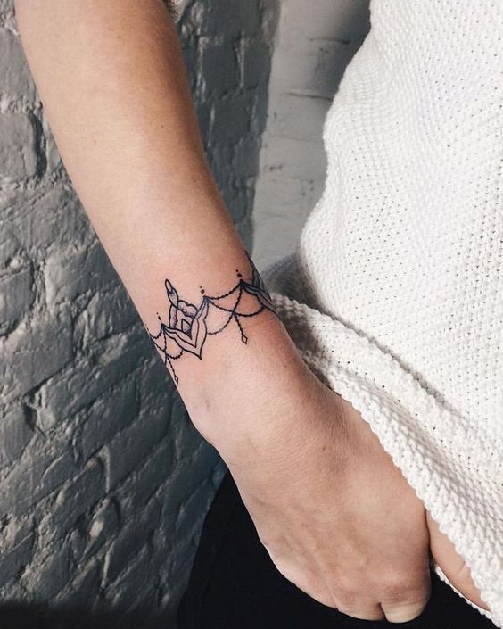las mejores ideas de tatuaje de pulsera 3