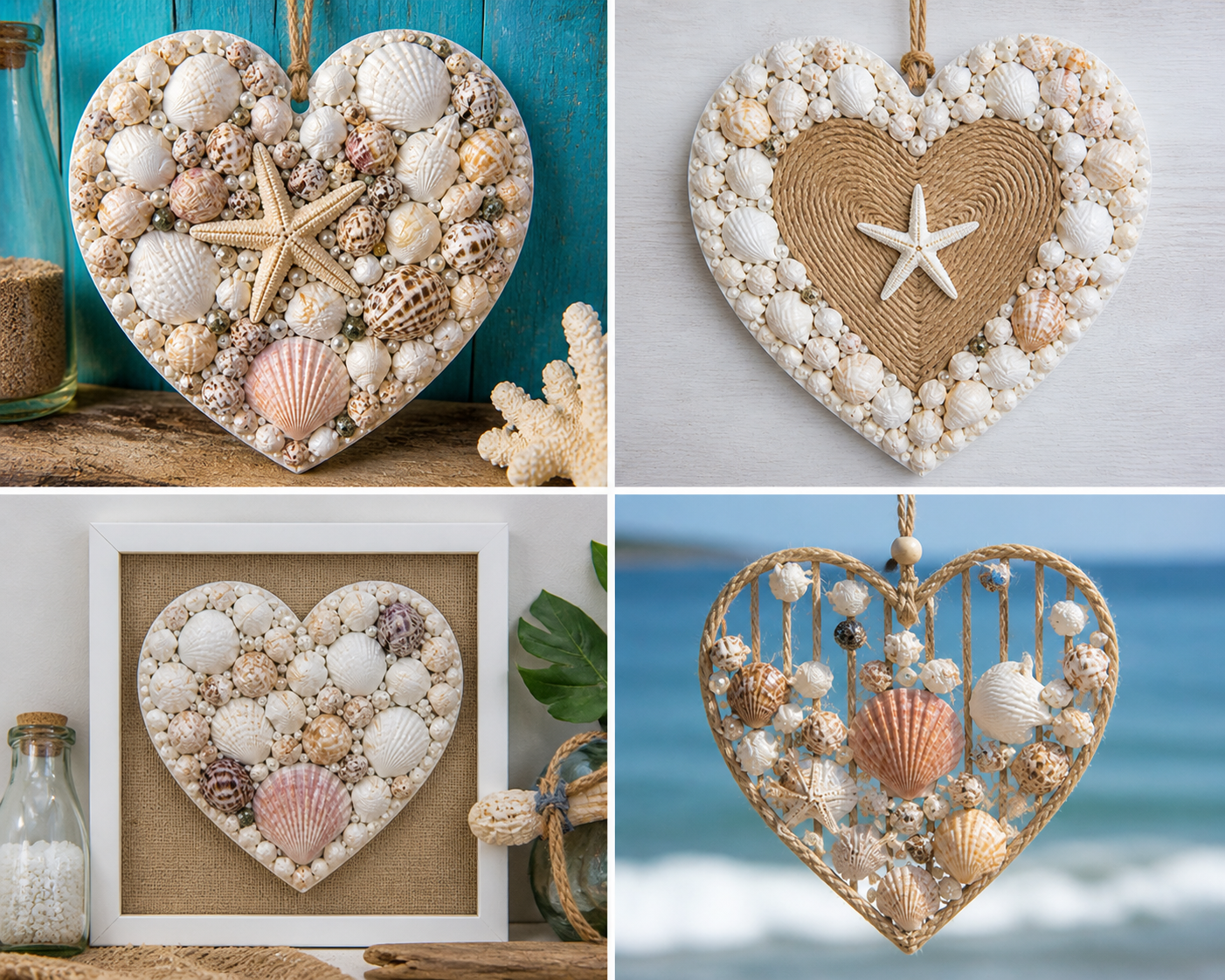 Lindos corazones con conchitas de mar: ideas artesanales para decorar, regalar y enamorar Lindos corazones con conchitas de mar: ideas artesanales para decorar, regalar y enamorar lindos corazones con conchitas de mar 3