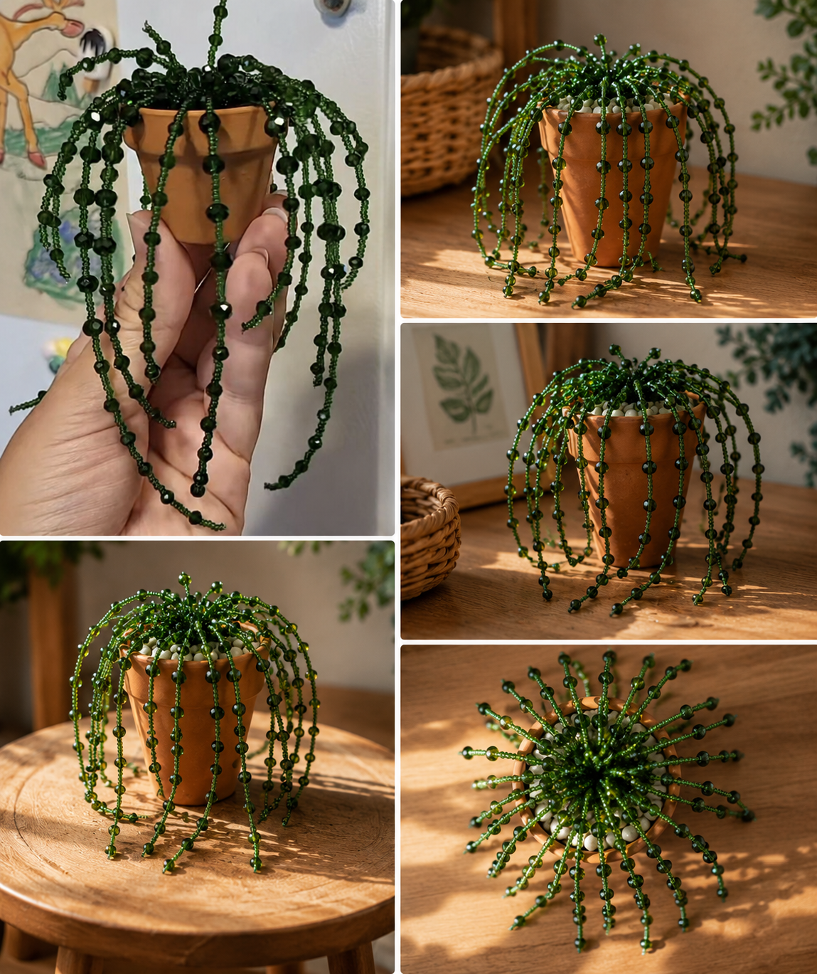 Macetas miniaturas con cuentas y bisutería: ideas encantadoras para crear pequeños jardines decorativos Macetas miniaturas con cuentas y bisutería: ideas encantadoras para crear pequeños jardines decorativos macetas miniaturas con cuentas y bisuteria