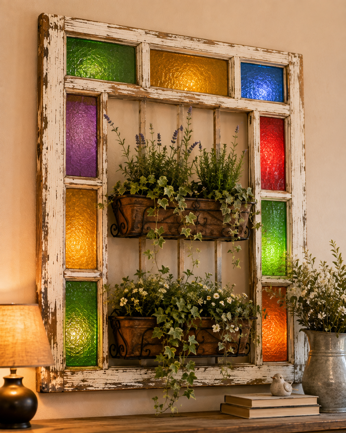 Las mejores maneras de reutilizar ventanas antiguas: Ideas con encanto Las mejores maneras de reutilizar ventanas antiguas: Ideas con encanto maneras de reutilizar ventanas antiguas 4