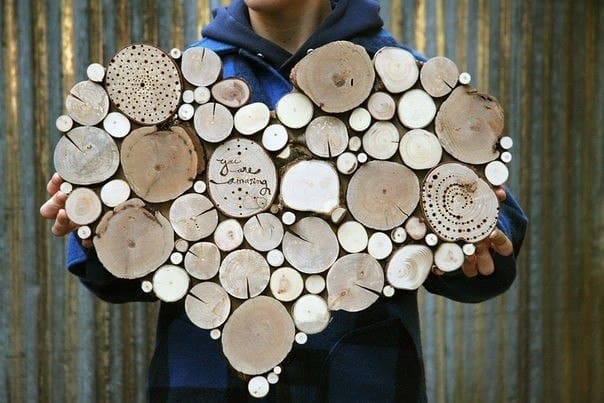 manualidades con troncos de madera 10