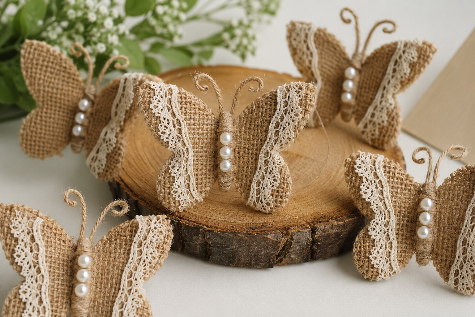 Mariposas hechas con yute: ideas rústicas, elegantes y fáciles para decorar con encanto natural Mariposas hechas con yute: ideas rústicas, elegantes y fáciles para decorar con encanto natural mariposas hechas con yute 2