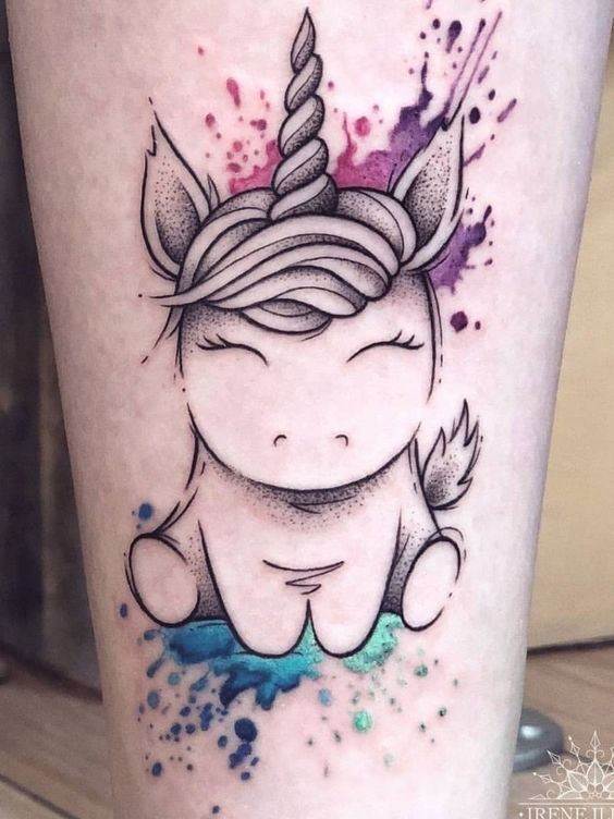 tatuaje de unicornio 11