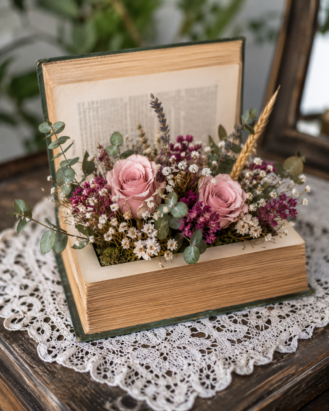 Transforma tus libros en arreglos florales únicos Transforma tus libros en arreglos florales únicos transforma tus libros en arreglos florales unicos 4