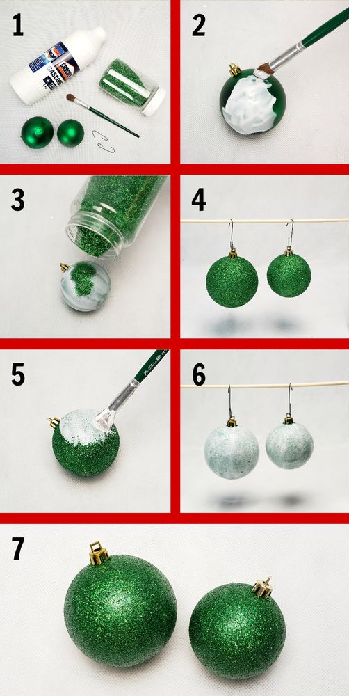 tutoriales para decorar bolas navidenas 3