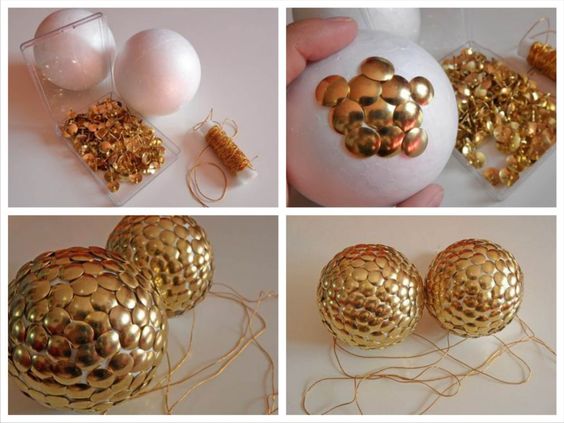 tutoriales para decorar bolas navidenas 9
